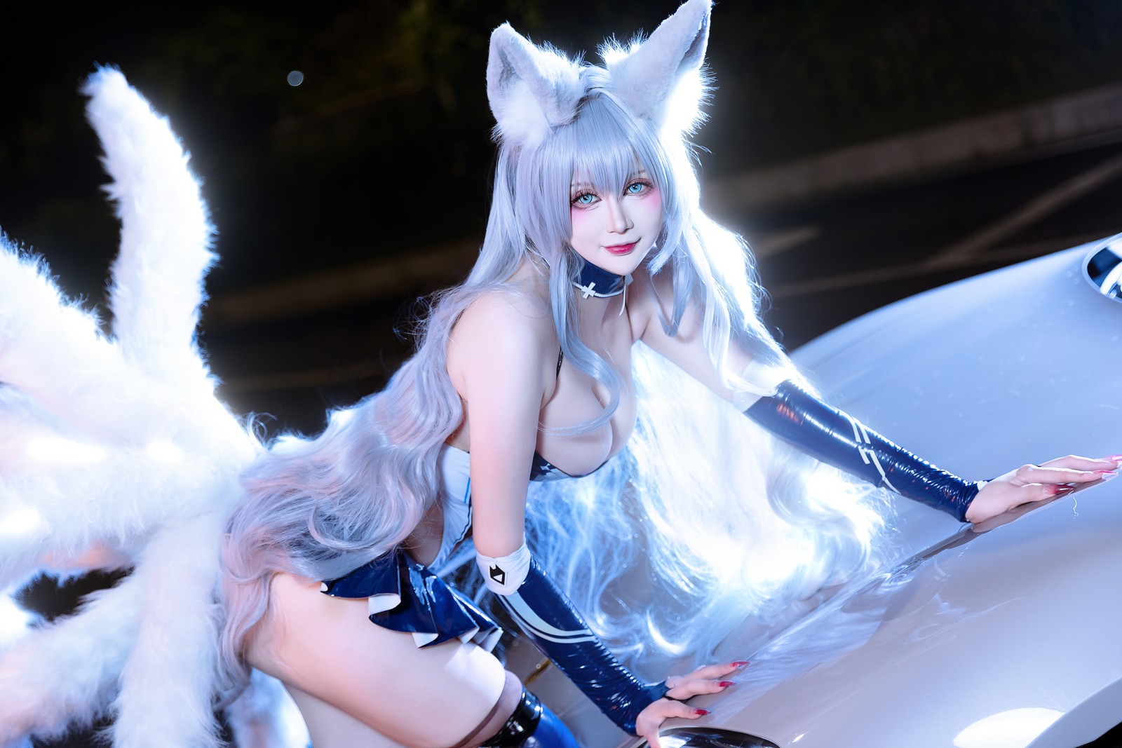 兔胖胖min – 碧蓝航线 信浓 赛车 Cosplay 高清写真集（40P-334.3MB）插图1