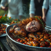 Garden wedding wom served Redhair spez 0 20