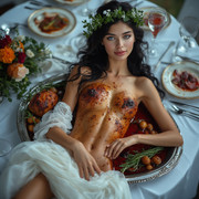 Garden wedding Black hear dream to be eaten 0 03