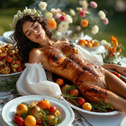 Garden wedding wom served Blackh 0 69