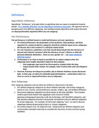 Metrics and Measurements for Algorithmic Fairness in Machine Lea