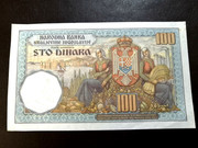 100 dinares 1934, Reino de Yugoslavia Originalslika-100-dinara-1934-245103753