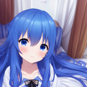 00402-3080572037-DATE_ A_LIVE, 13yo little girl, exquisite anime  palace_bedroom, Full_body, blue_ha