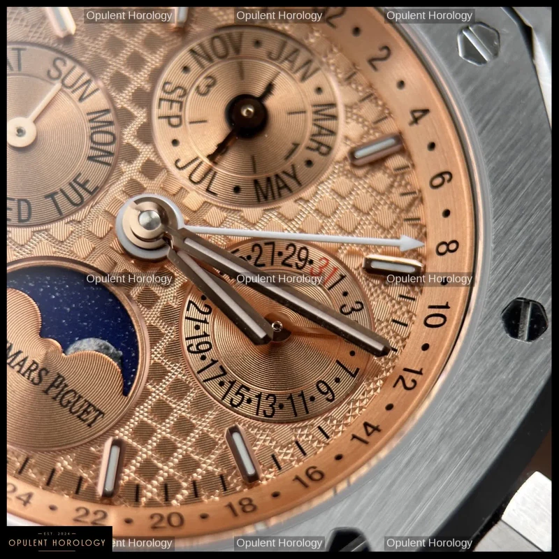 Audemars Piguet Royal Oak Perpetual Calendar 26615TI Salmon Dial 41mm Automatic