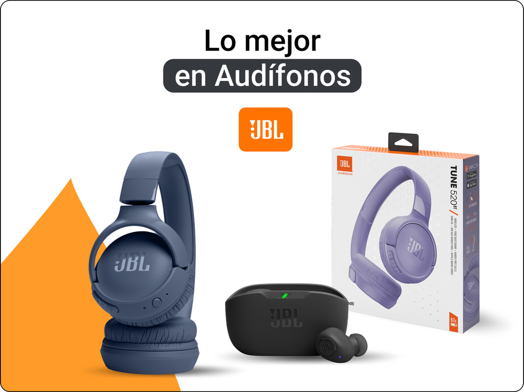 Auriculares JBL con tecnología Bluetooth