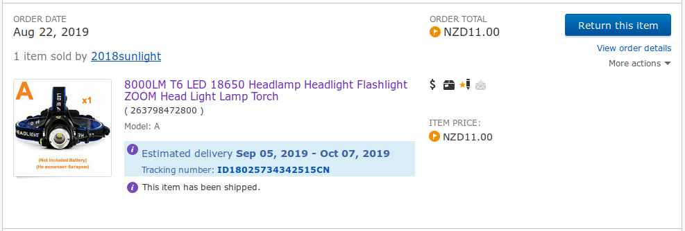 EBay Win