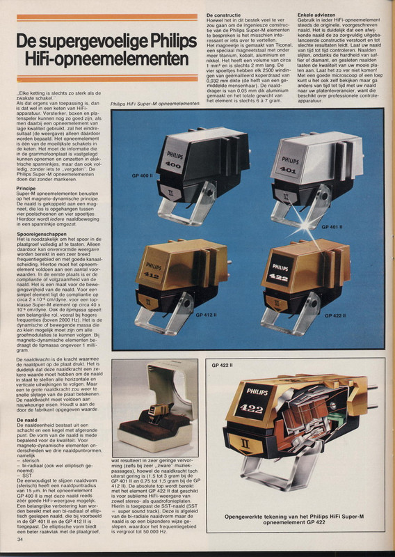 Identifikation Tonabnehmer: Philips GP-422 MKII (oder was?)