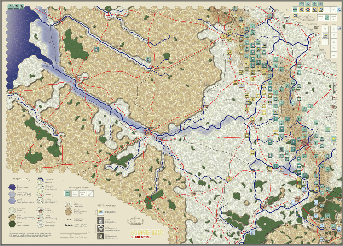 Somme 1918Map