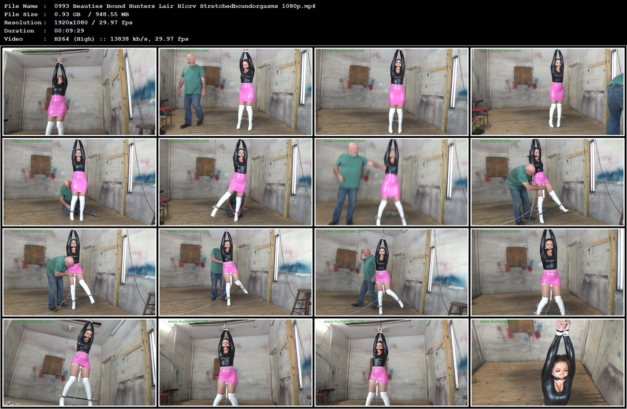 0993 Beauties Bound Hunters Lair Hlcrv Stretchedboundorgasms 1080p mp4