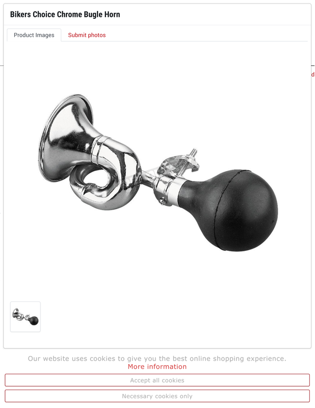 Bikers Choice Chrome Bugle Horn 72995H4 Dennis Kirk