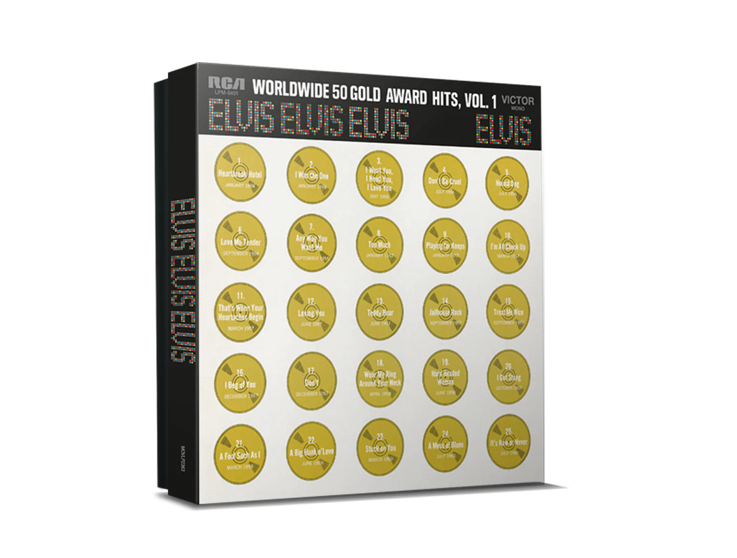 ELVIS WORLDWIDE 50 GOLD AWARD HITS VOL. 1 Music on Vinyl Aug 2022
