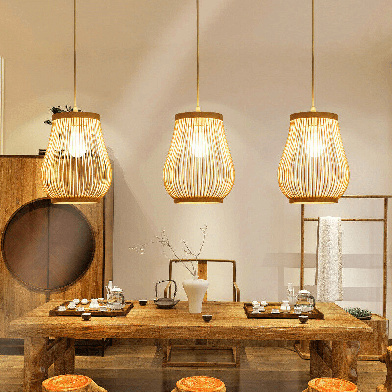 rattan pendant shade