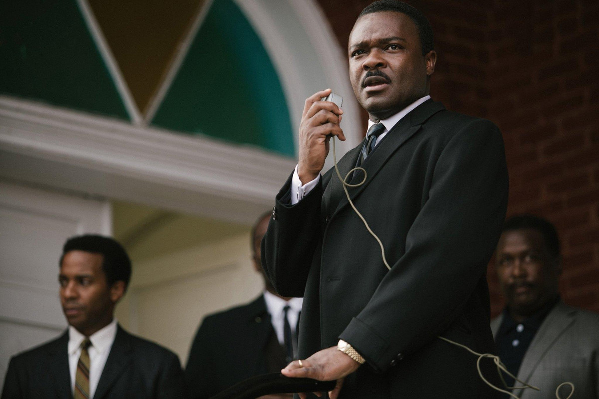 David as Martin Luther King on Selma