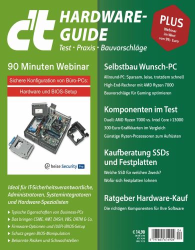 Cover: ct Magazin Sonderheft Hardware Guide 2023