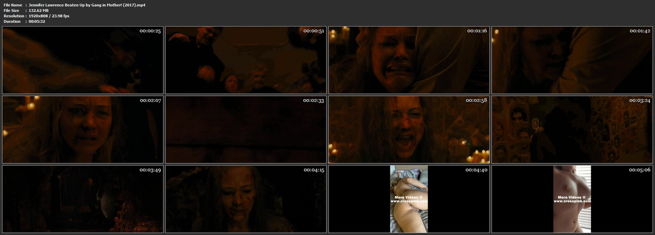 Jennifer Lawrence Beaten Up by Gang in Mother! (2017).mp4