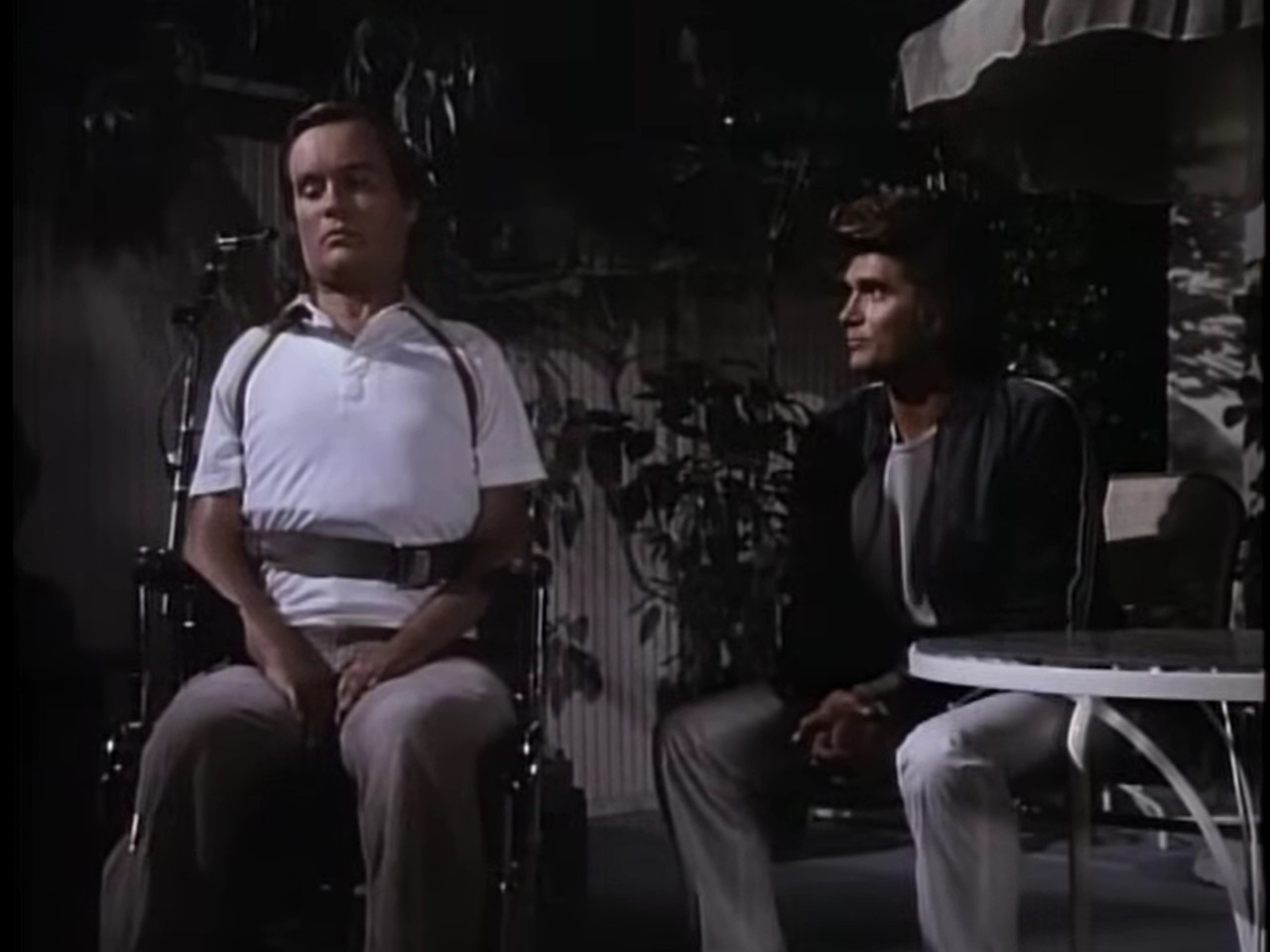 Actors James Troesh and MIchael Landon in Highway To Heaven