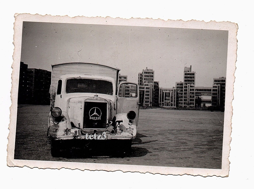 Russland SDkfz LKW Tarn Camo Kennung Emblem zerst. Gebäude Hochh