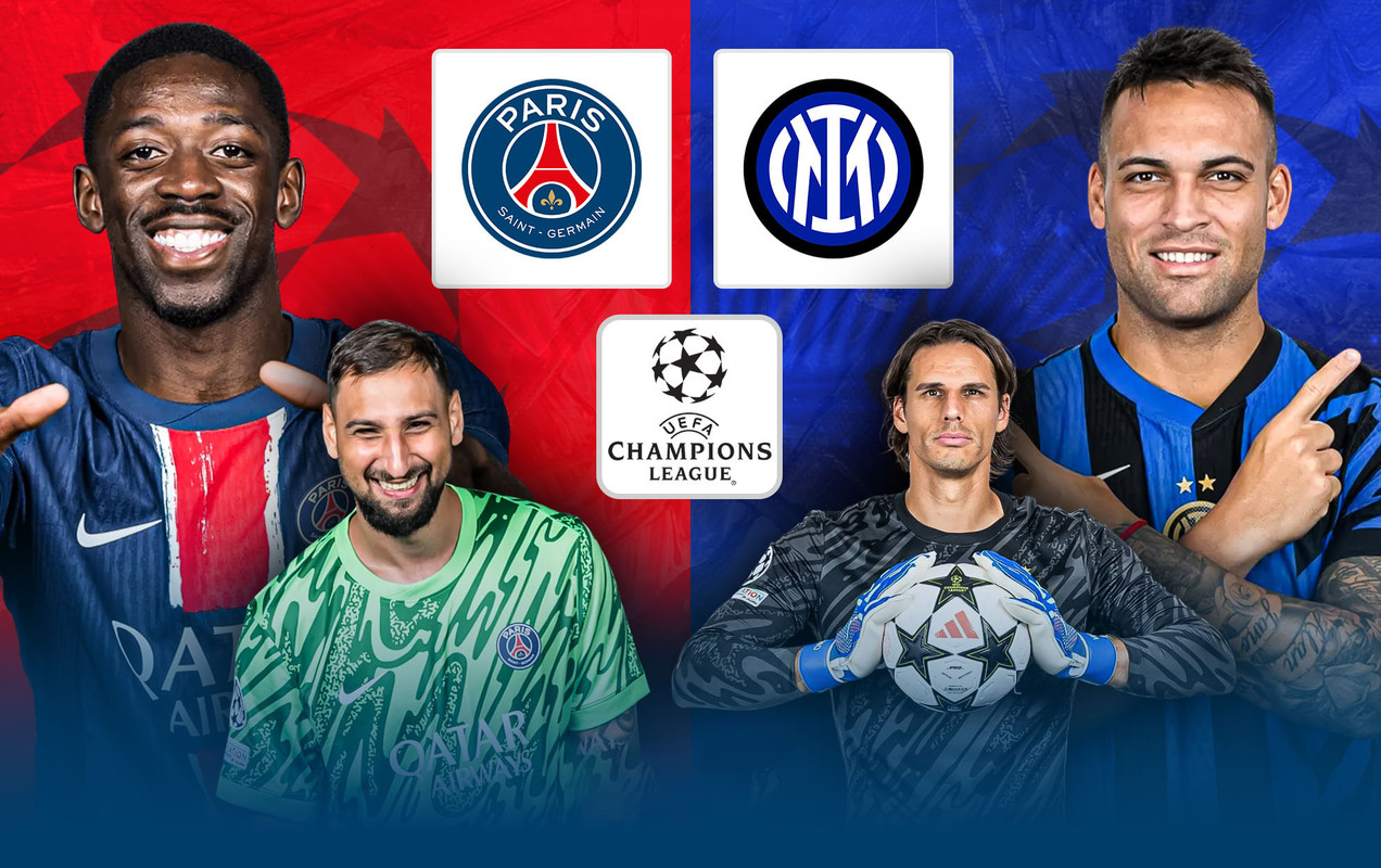 Biến động kèo PSG vs Inter Milan 02h00 1/6 Champions League