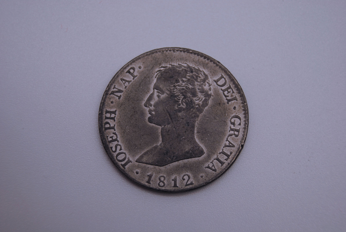 10 Reales 1812. José Napoleón. Madrid RN. Prueba en Estaño 10-R-1812-Madrid-RN-F