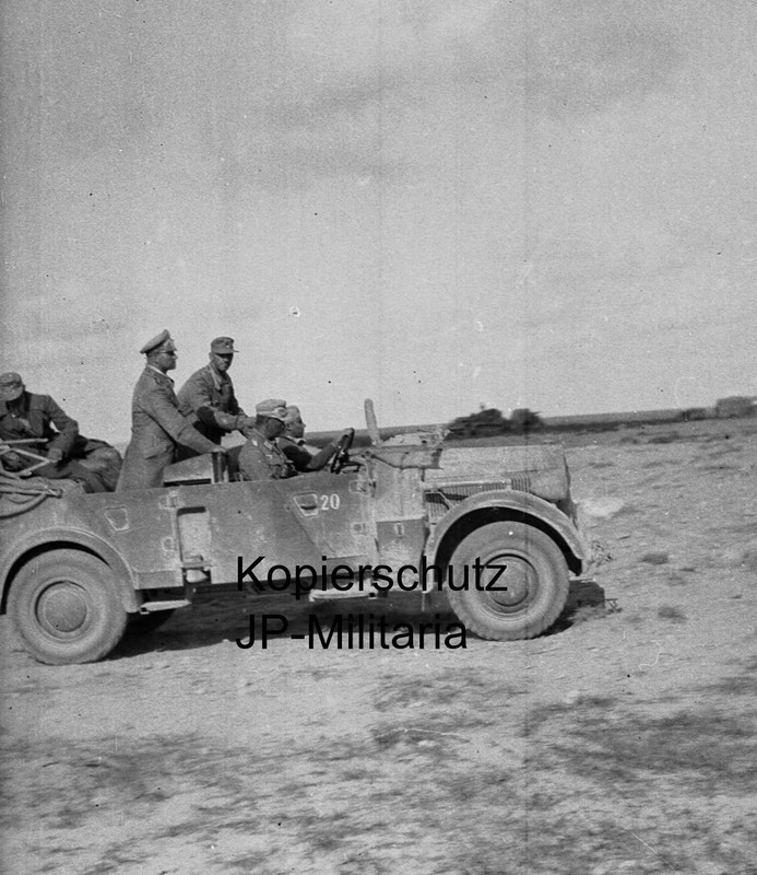 SW Negativ für Foto Wehrmacht in Afrika Geschütz