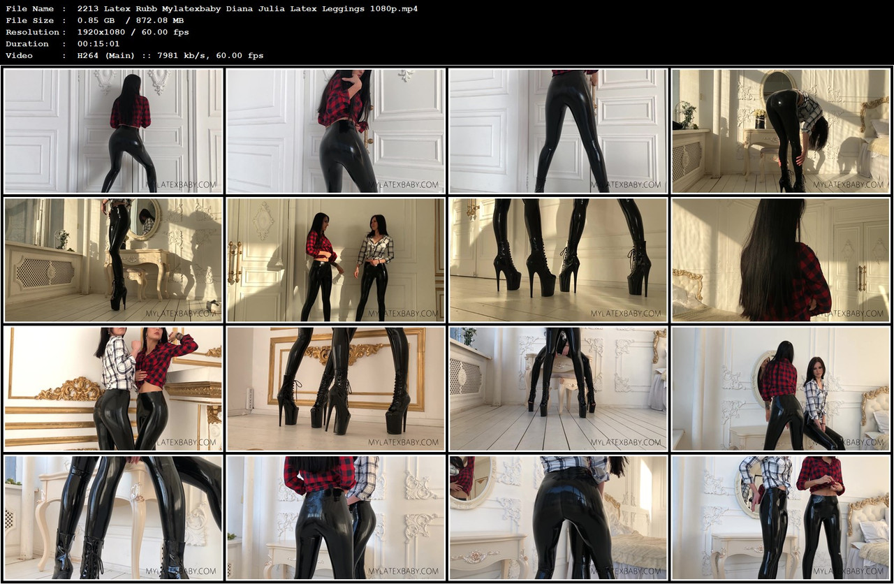 2213 Latex Rubb Mylatexbaby Diana Julia Latex Leggings 1080p mp4