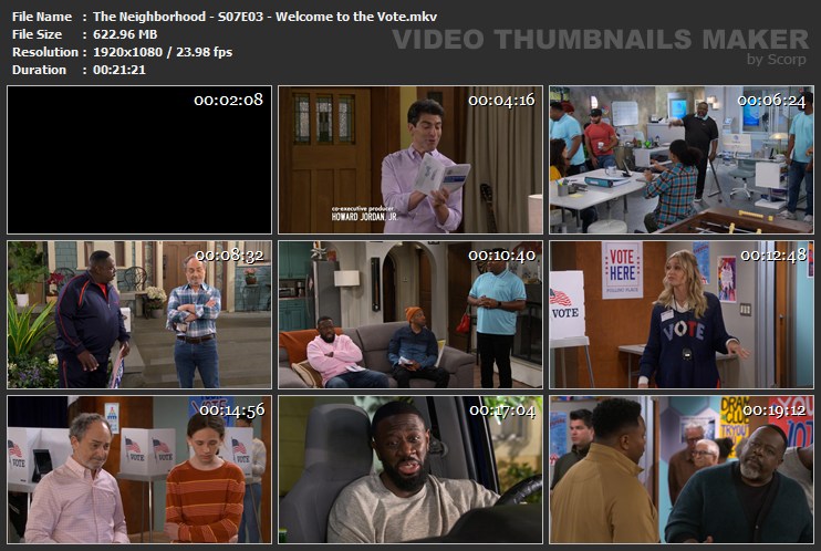 The Neighborhood - S07E03 - Welcome to the Vote.mkv