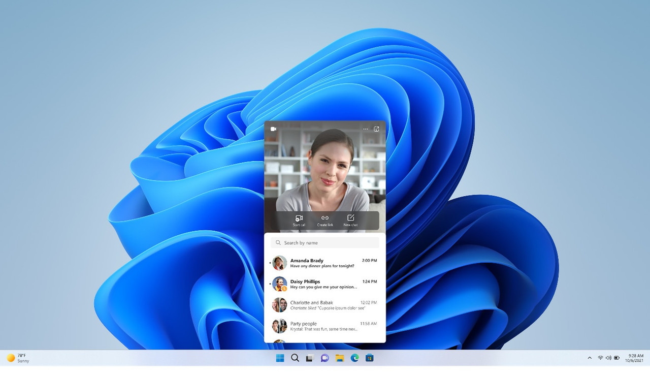Windows 11 Insider admite widgets de terceros y nueva función de video de Teams