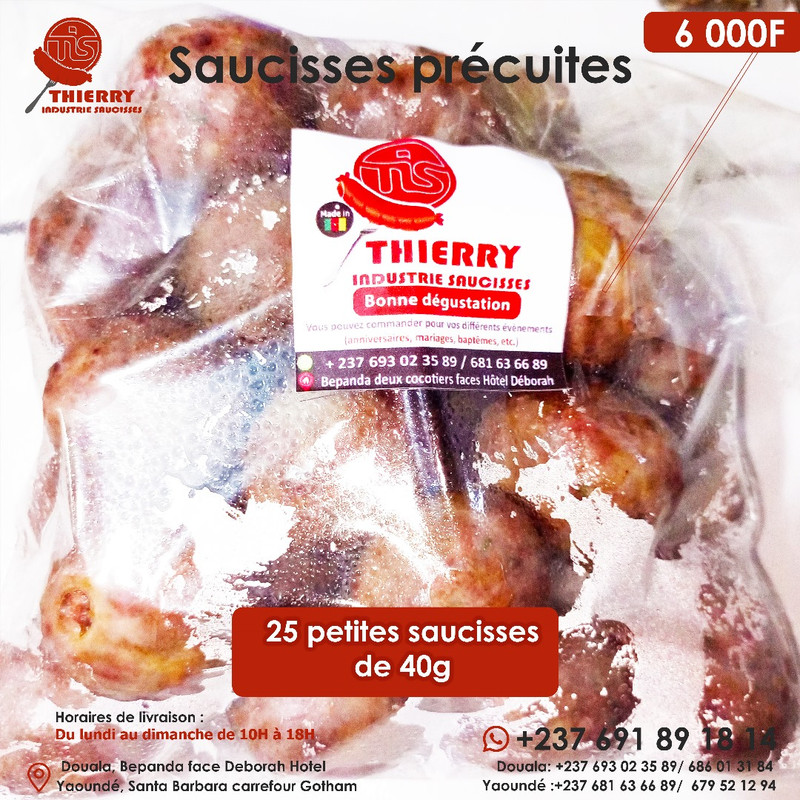 Saucisses précuites TIS SARL