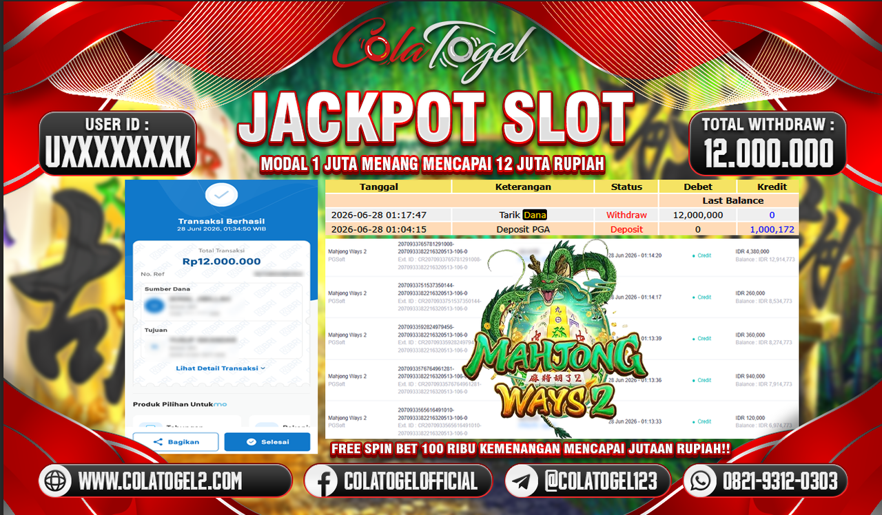 JACKPOT SLOT GACOR!!