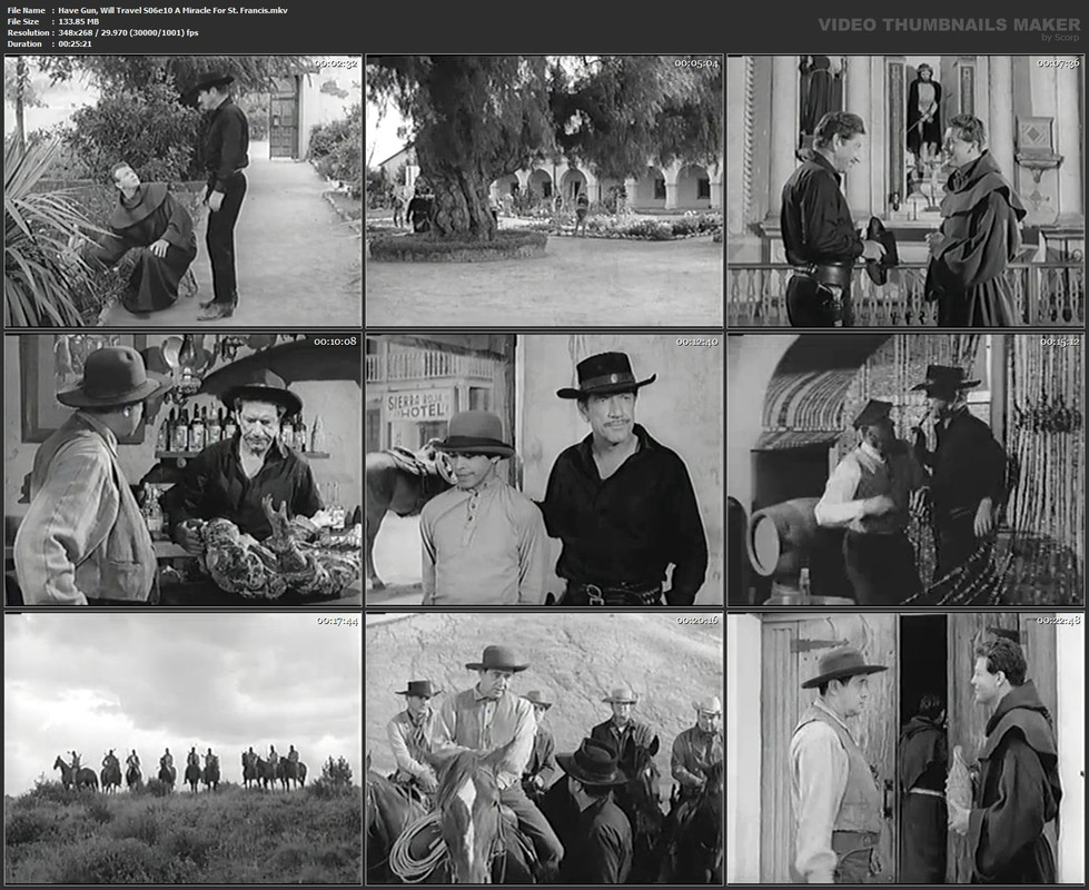 Have Gun, Will Travel S06e10 A Miracle For St. Francis.mkv