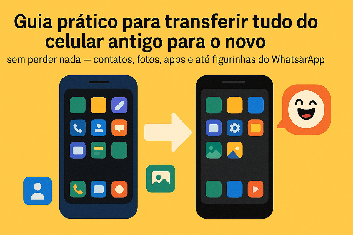 Transferindo Tudo do Seu Celular Antigo para o Novo: O Guia Nerd-Sarcástico para Não Perder Nada
