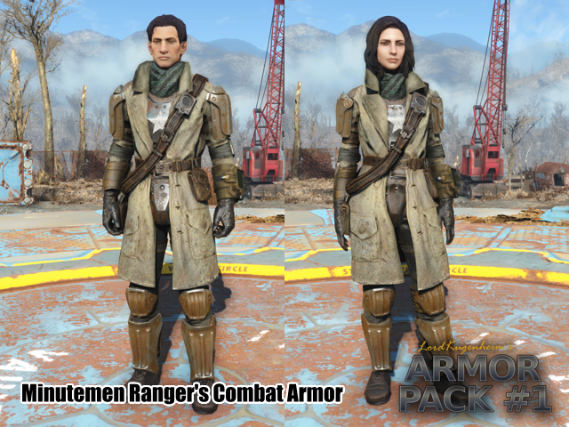 Minutemen Ranger's Armor Set at Fallout 4 Nexus - Mods and community