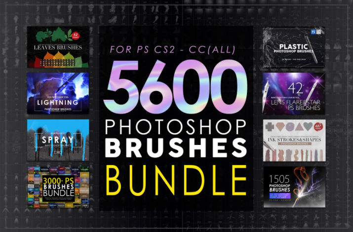 Photoshop 5600 Brushes Mega Bundle