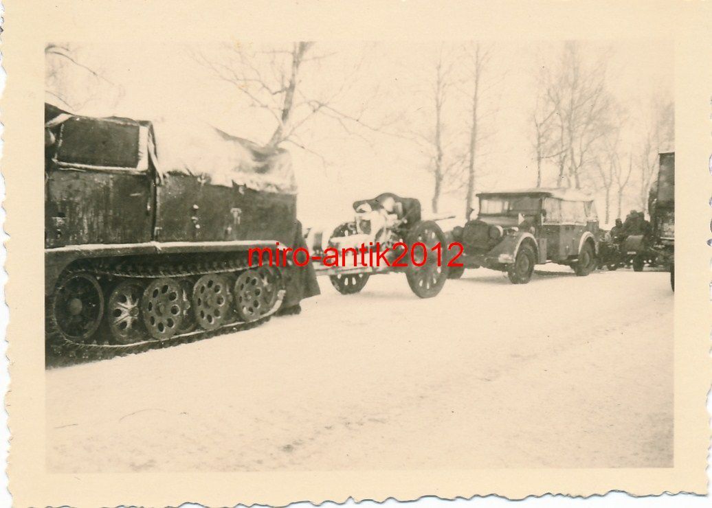 Wehrmacht, Halbkette, Geschütz, Kübel, Mogilew, 