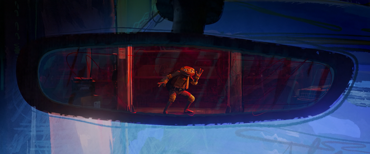 Teenage Mutant Ninja Turtles Mutant Mayhem (2023) (1080p WEB-RIP AV1 Opus) [NeoNyx343] - [00:25:06.7