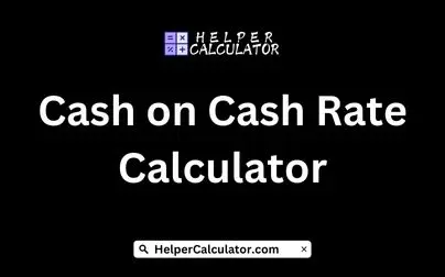 Cash on Cash Rate Calculator
