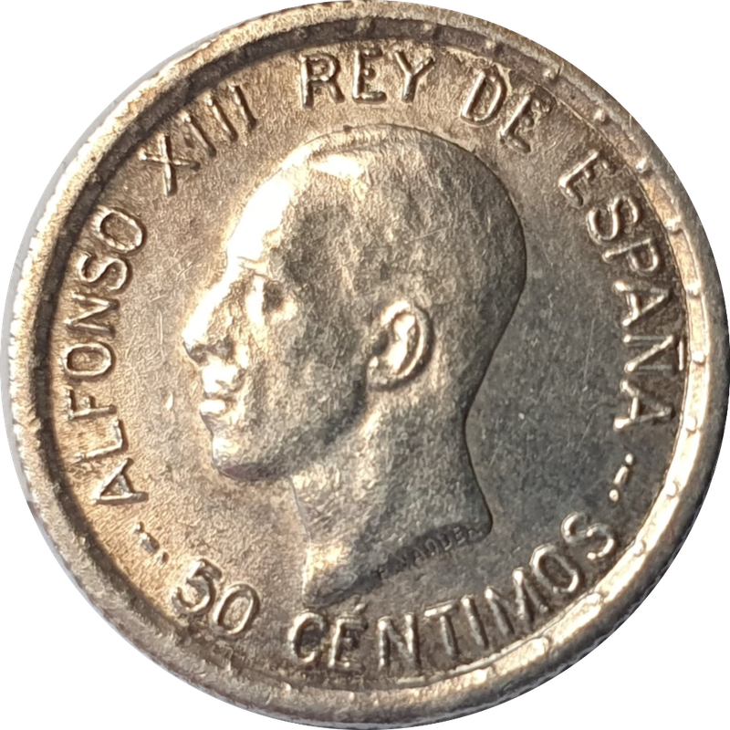 50 Céntimos Alfonso XIII 1926 20221229-153511