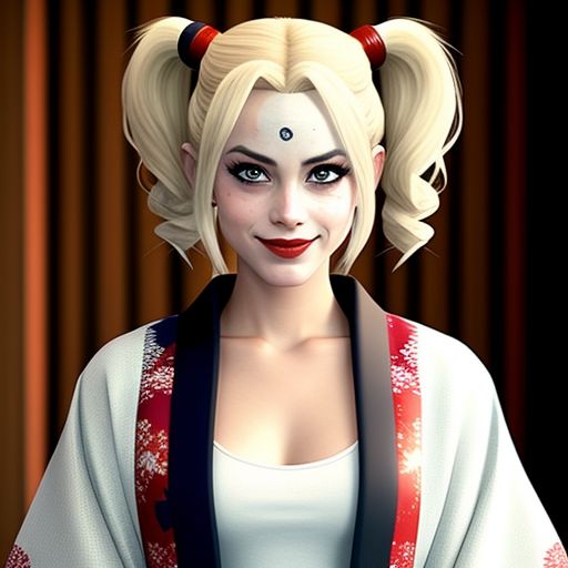 Harley-Quinn-wearing-a-kimono-87