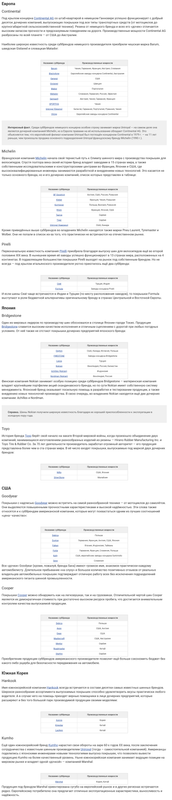 шинные бренды