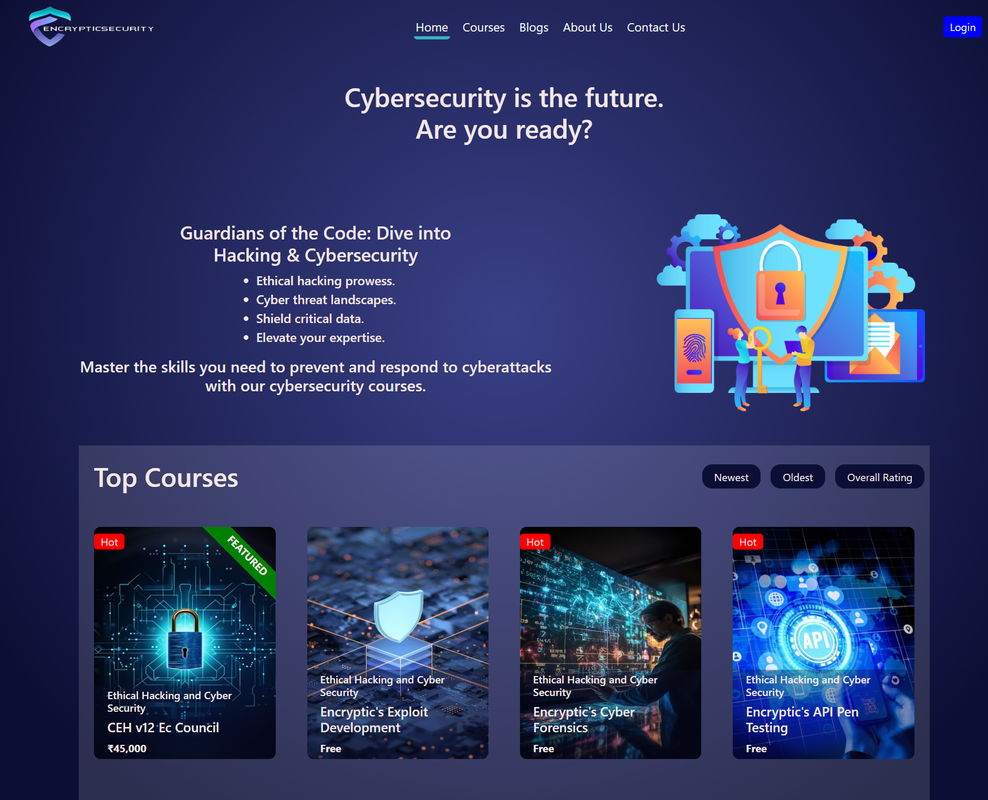 Cybersecurity Course Platform