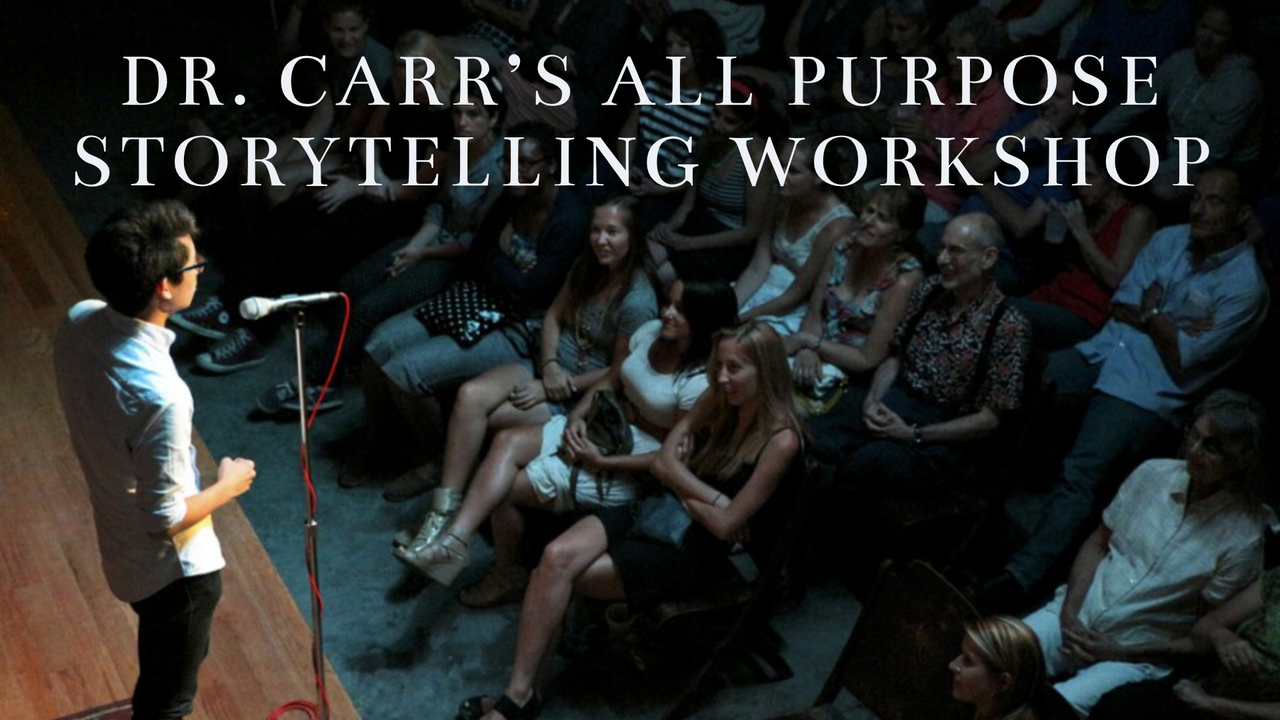 Screenshot of Dr. Carr’s Story Slam Challenge