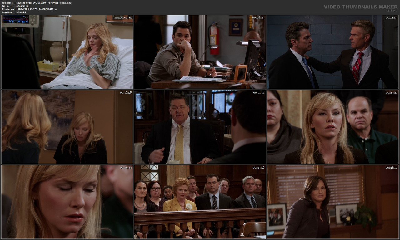 Law and Order SVU S16E10 - Forgiving Rollins.mkv