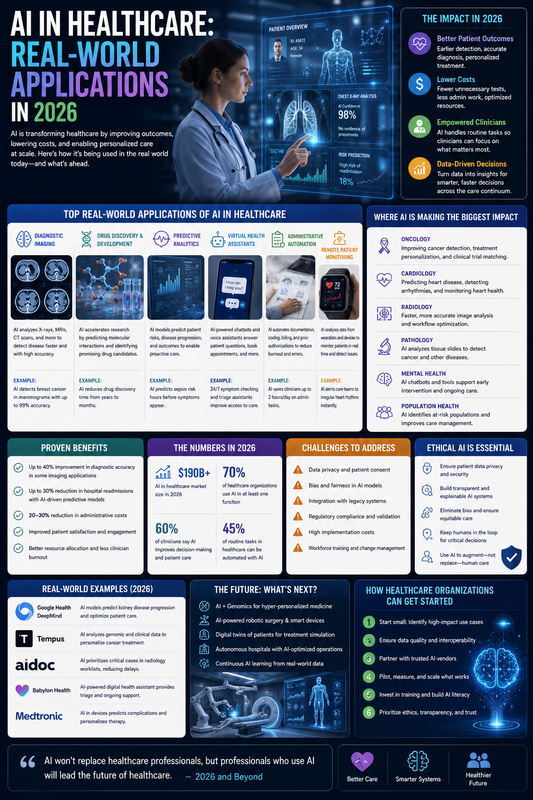 AI in Healthcare: Real-World Applications in 2026