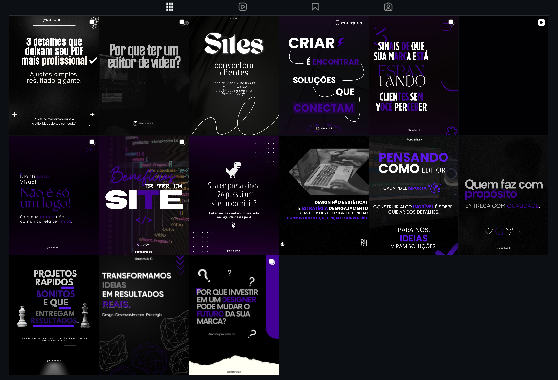 produção de conteúdo visual para instagram