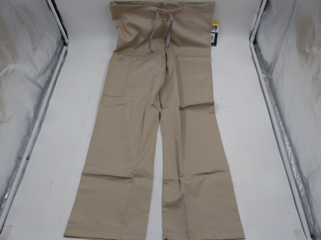 WONDERWINK WONDERWORK KHAKI 500S UNISEX FLEXIBLE TAN SCRUB PANTS SIZE XXS SHORT