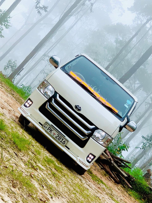 KDH van in the hill country