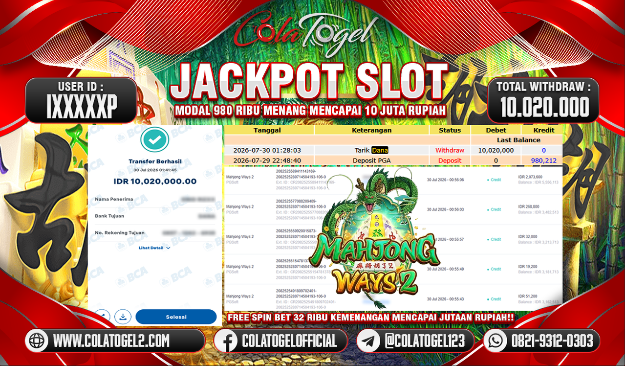 JACKPOT SLOT GACOR!!