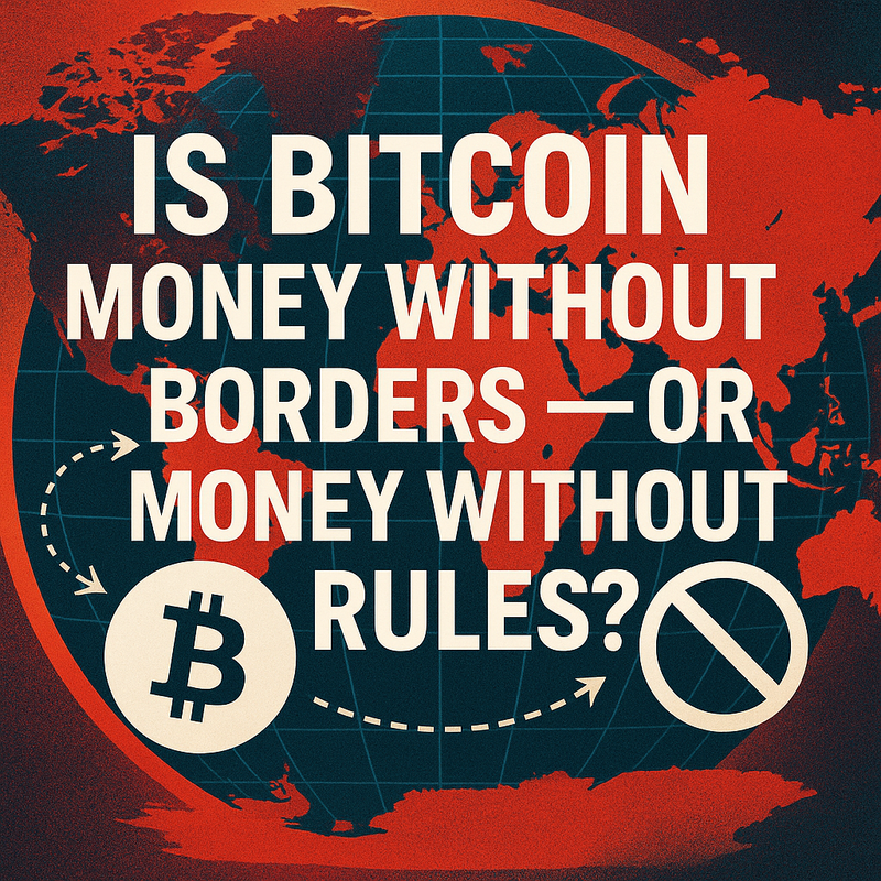 Is Bitcoin money without borders — or money without rules?