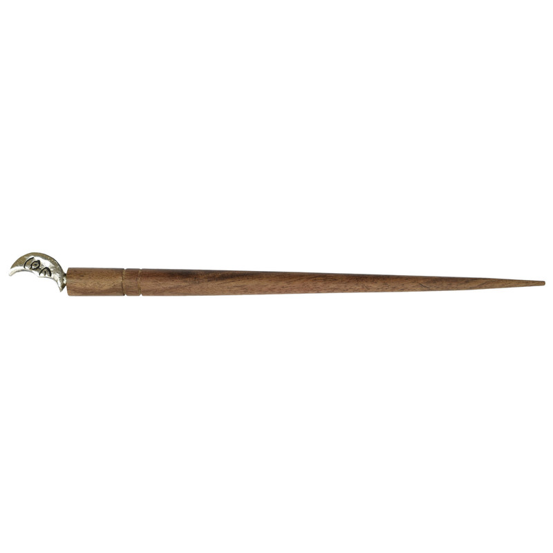 Women Juda Hair Pin Wood & Metal Handmade Beautiful Design Traditional Stick Pin - Picture 26 of 40