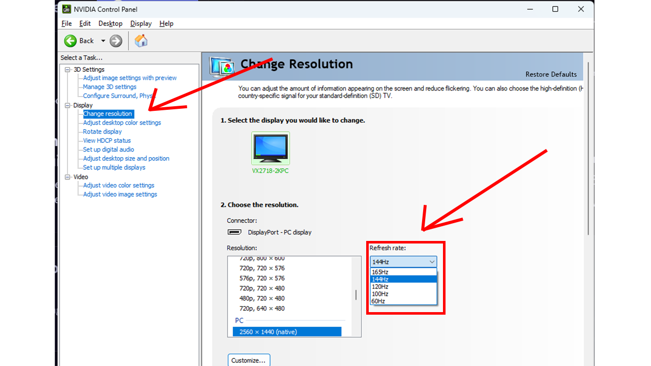 NVIDIA Control Panel